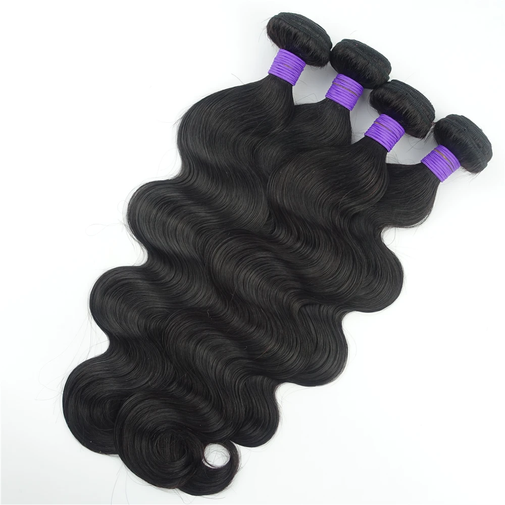 fecho de cabelo humano pacotes com fechamento