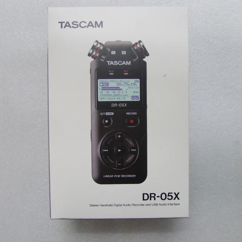 TASCAM DR05x новая версия профессиональный портативный цифровой диктофон ручка для