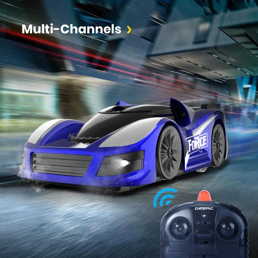 Deerc DE31 Дрифт RC автомобиль настенный скалолазание гоночный автомобиль 1:10 многоканальный 360 ° трюк пульт дистанционного управления RC игрушки для детей
