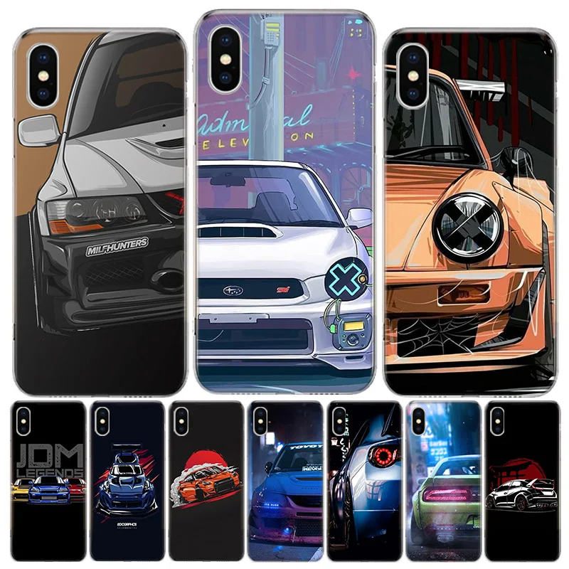 

Cool Japan JDM Sports Car Comic Phone Case For iphone SE 2020 11Pro XS MAX 8 7 6 6S Plus X 5 5S SE XR Cover Shell Coque
