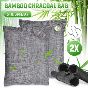 

5Bag/Set Air Purifier Bag Car Home Bamboo Charcoal Dehumidifier Odor Remover Air Purifying Bag Natural Air Freshener Bags 500g
