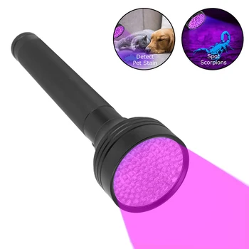 

High quality UV light Torch Purple With IP65 Zoom Function Mini UV Black Light Pet Urine Stains Detector Scorpion Hunting