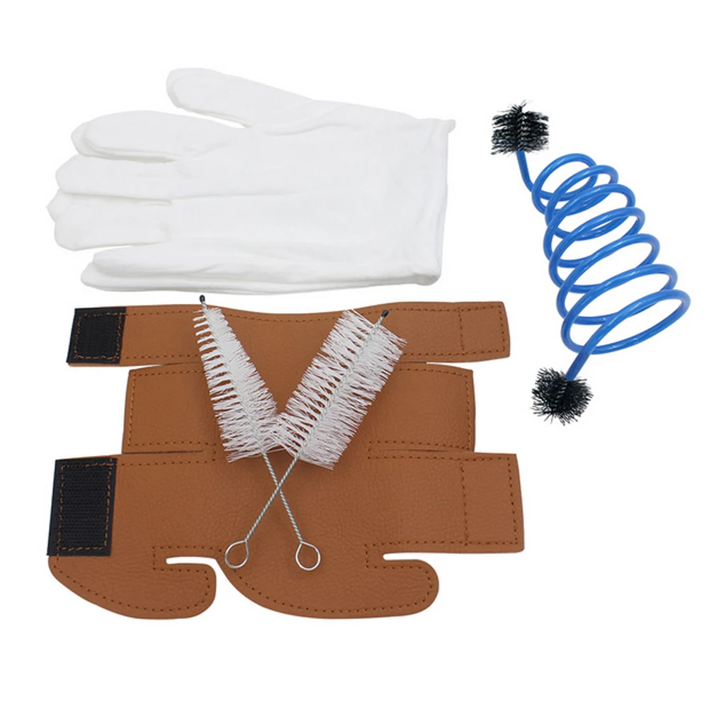 

3 In 1 Trumpet Accessory Kit Trumpet Gloves Cleaning Protective Cover Case Woodwind Instruments Parts Accessories