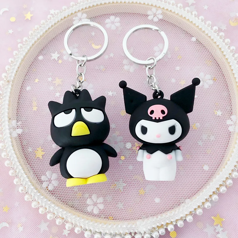 С рисунком кота из мультфильма брелок Симпатичные Kuromi KT Единорог лягушка кукла
