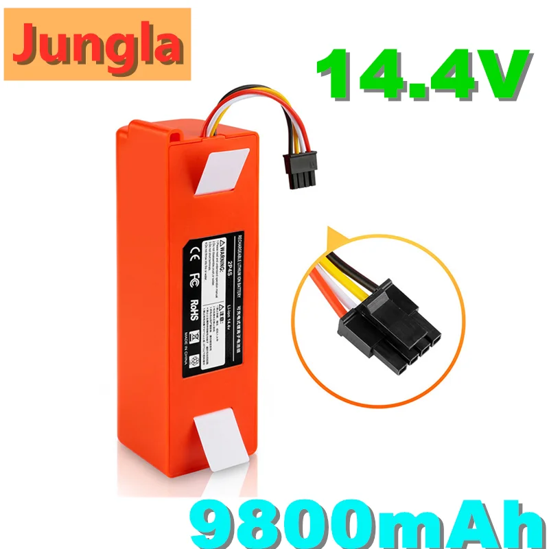 Robotic Vacuum cleaner Replacement Battery for Xiaomi Robot Roborock S50 S51 S55 Accessory Spare Parts li-ion battery 9800mAh |