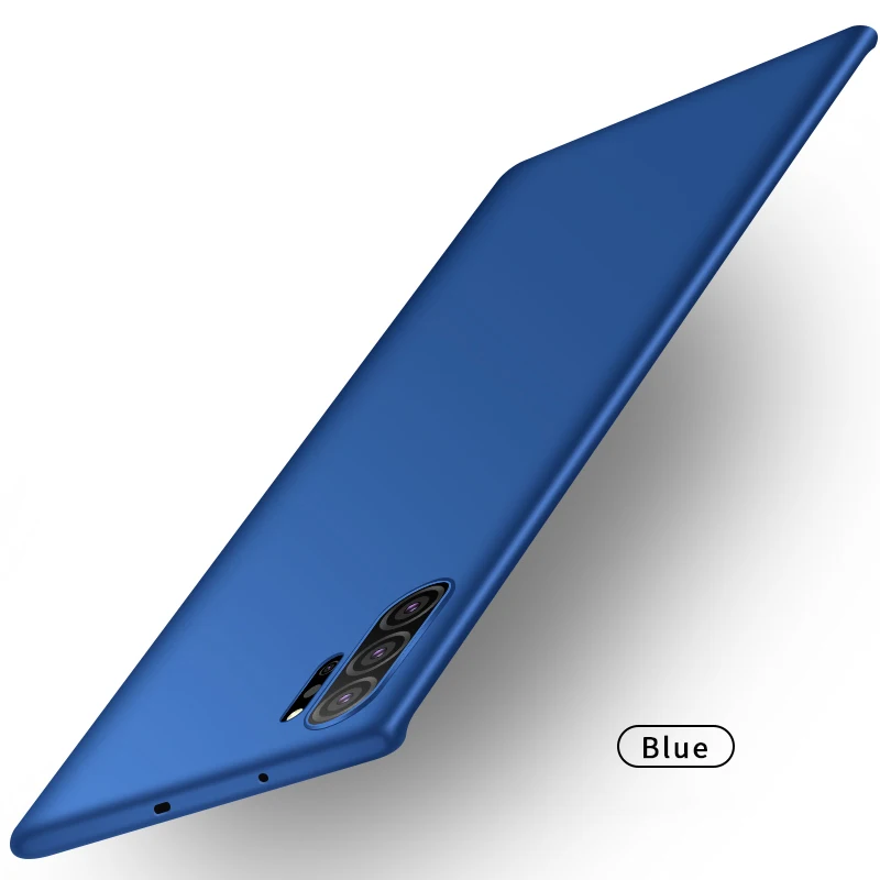 blue Чехол MOFi для samsung Note10+ чехол для Galaxy Note 10 Plus жесткая задняя панель из поликарбоната coque Note10 противоударный черный чехол - Цвет: blue