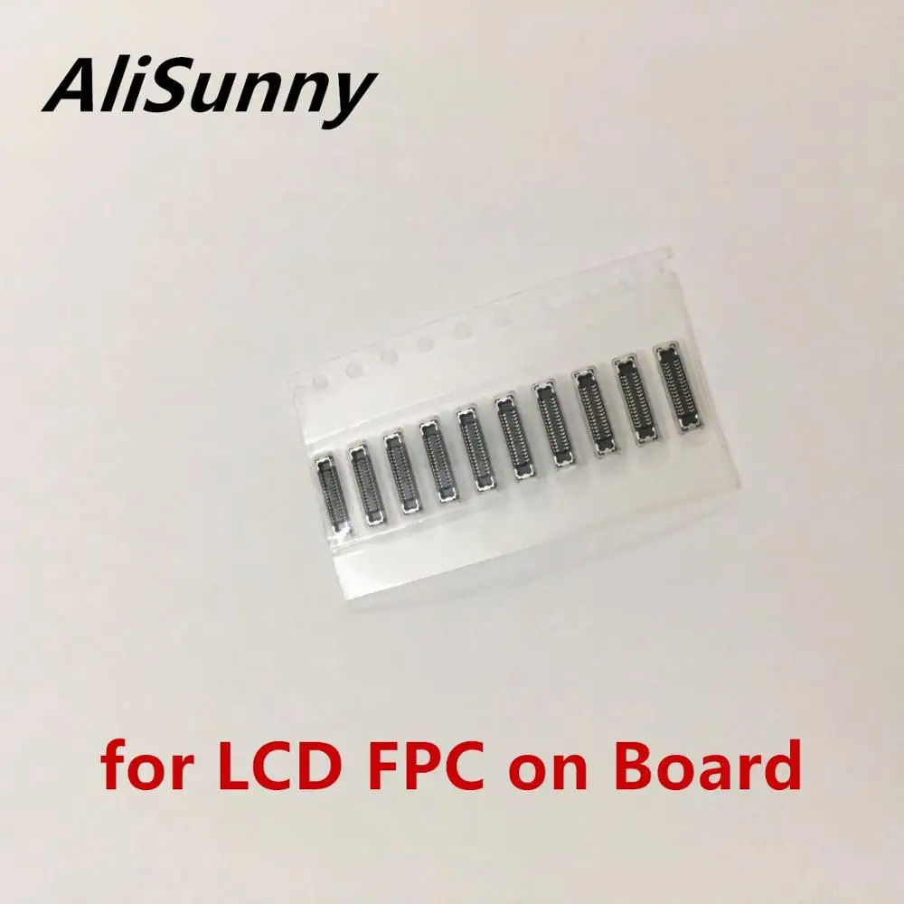 

AliSunny 10pcs lcd FPC Connector for iphone 6 6S 7 8 plus on Logic board montherbord