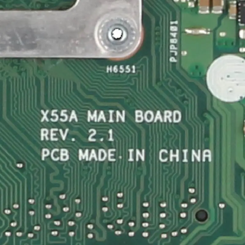 Placa-mãe Portátil para Asus X55a Hm70 Rev 2.1 Sjtnv Pga 989 Ddr3 Notebook Mainboard - Imagem 6