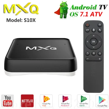 

S10X MXQ Android 7.1 ATV Tv Box Amlogic S905X Quad-Core 2GB DDR3 16GB 4K HD Set Top Box 2.4G 5G Wifi Support USB2.0 Android Box