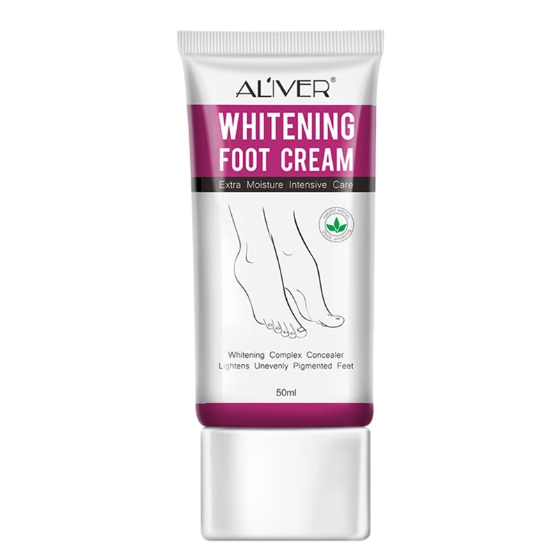 Отбеливающий увлажняющий крем для ног Гладкий Деликатный уход за кожей