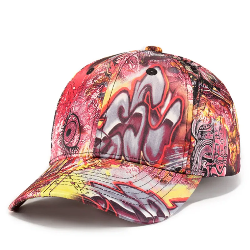 [AETRENDS] бейсбольная кепка в винтажном стиле с граффити для мужчин и женщин, уличная спортивная бейсболка, кепка Z-6250 - Цвет: Color No 3