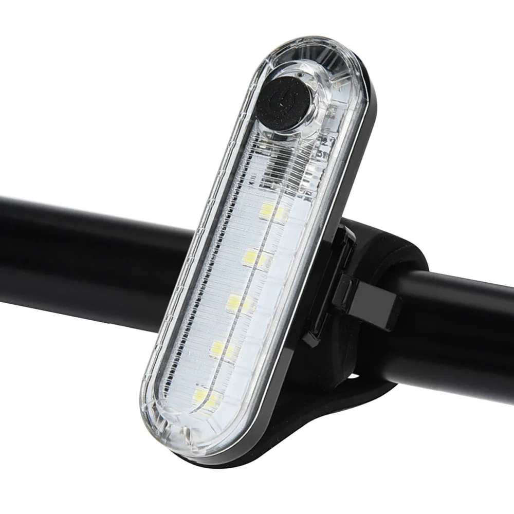 4 режима USB Перезаряжаемый велосипедный светильник 5 светодиодный головной передний задний фонарь с клипсой Аксессуары для велосипеда 30