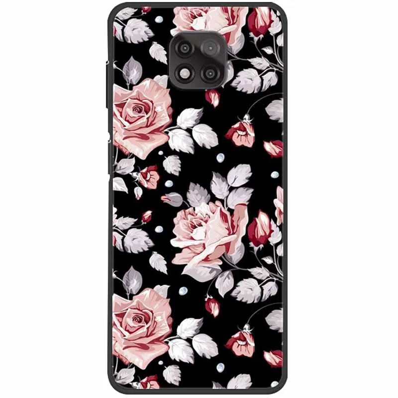 Butterfly Silicone Soft Phone Cover and Protector for Moto G Power and Play