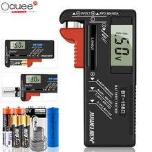 Testeur numérique de capacité de batterie 9V/1.5V/AA/AAA, testeur de tension de cellule de bouton, testeur universel de batterie BT 168D