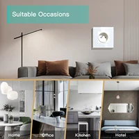 BSEED ฝรั่งเศสมาตรฐานผนังเดี่ยวภาษาฝรั่งเศสคําซ็อกเก็ตปลั๊กไฟคู่สีขาวสีดํา Gloden แผงคริสตัลแก้วคริสตัล 16A 110 V-250 V 2