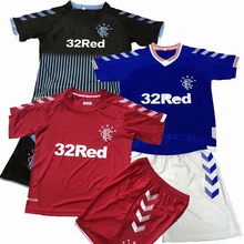 Детские комплекты, форменная форма для мальчиков и девочек, спортивные детские рубашки+ шорты, тренировочные костюмы, пустой комплект на заказ