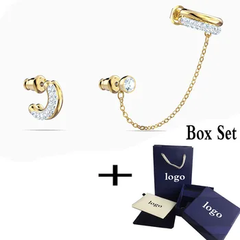 

2020 Fashionable SWA New TIME earrings, you can remove the chain to add charm to your daily outfit in different shapes.