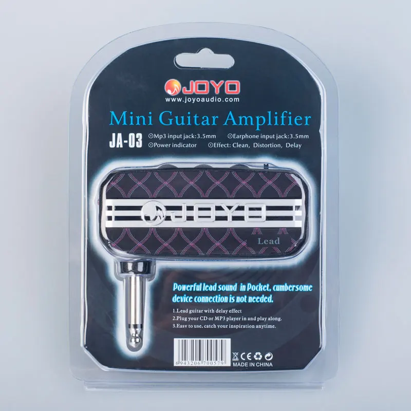 JOYO JA 03 Mini Amp Tube Drive Lead Portable Guitar Headphone Amp Series Amplifier For Musical Instrument Guitar Accessories