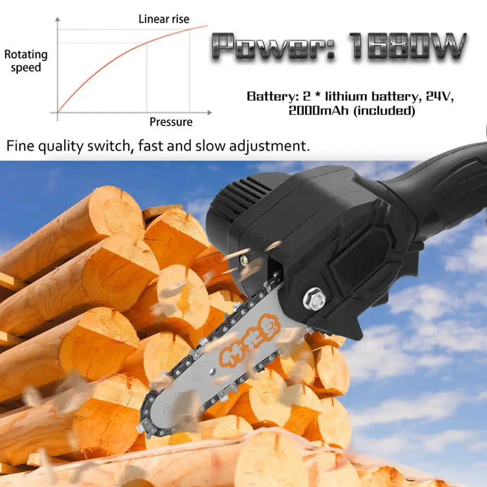 Портативная электрическая пила для обрезки небольшие перезаряжаемые