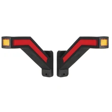 2 шт. Led прицеп светильник s динамический Led Сигналы поворота Боковые габаритные светильник автомобиля Ван контурных грузовик светильник стоп сигнальная лампа 2 шт. Led прицеп светильник s динамический Led Сигналы поворота Боковые габаритные светильник автомобиля Ван контурных грузовик светильник стоп сигнальная лампа