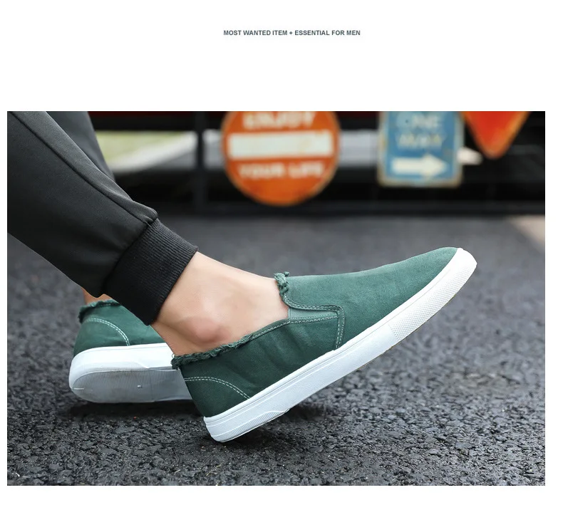 slip on men flats fashion shoes