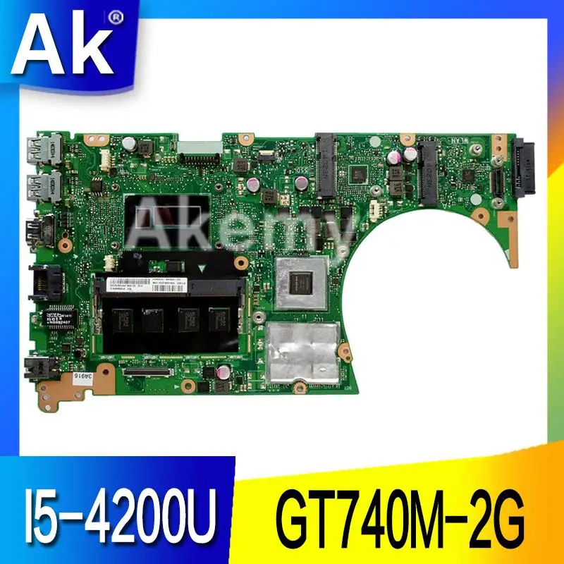 AK S551LB материнская плата для ноутбука ASUS S551LN S551LD S551L тест оригинальная 4G RAM I5-4200U