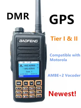 

2020 Baofeng DM-X DM-760 GPS Dual Band Tier 1 & 2 Tier II Dual Time Slot DMR Digital Walkie Talkie Two-Way Radio