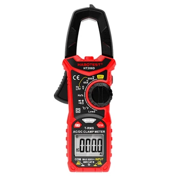 

AC Direct Current Digital Clamp Meter Voltage Multimeter Resistance Test Tool HT206D VJ-Drop