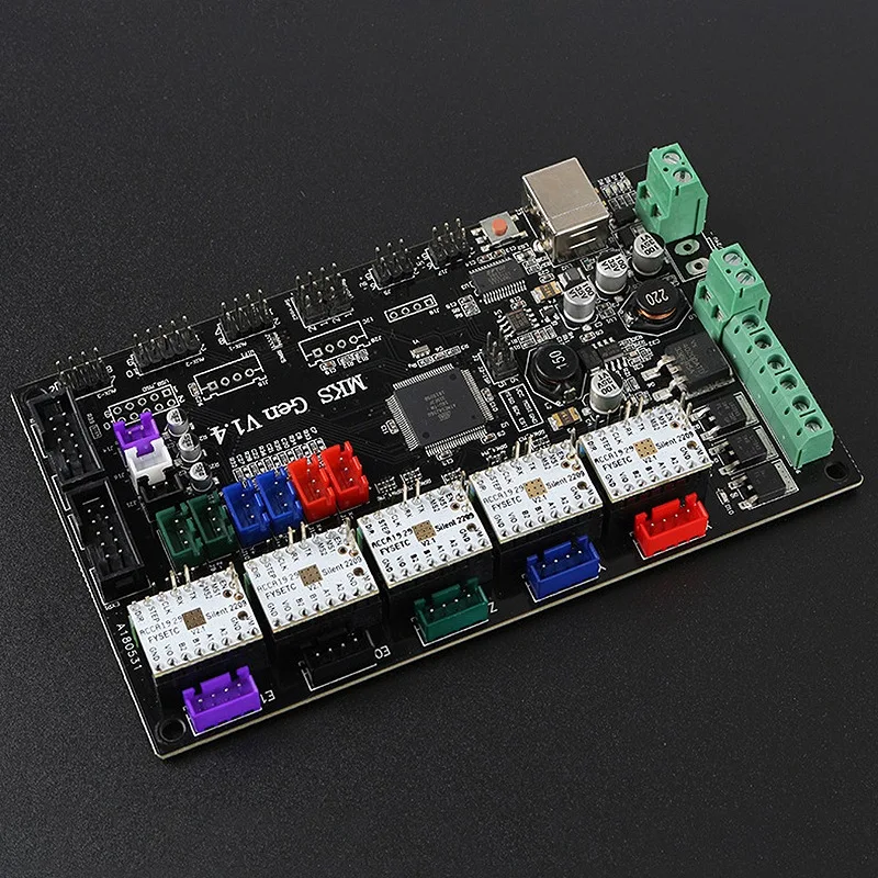 Материнская плата для 3D-принтера MKS GEN V1.4+ TMC2209 Silent Drive, совместимая с Ramps1.4 Eraser