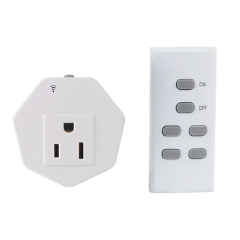 

Wireless Remote Control Outlet ESPLENTY 433Mhz Smart Home Remote Control Set （1 Electrical Outlets + 1 Remote）
