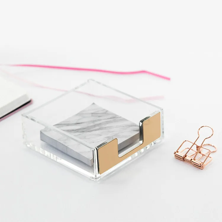Us 13 26 15 Off Luxury Acrylic Transpa Notepad Box Desktop Business Card Organizer Holder Storage Drop On Aliexpress Multifunctional Pu Leather Office Desk Organizer Business Card Pen Pencil Mobile Phone Stationery Holder Find Complete Details About
