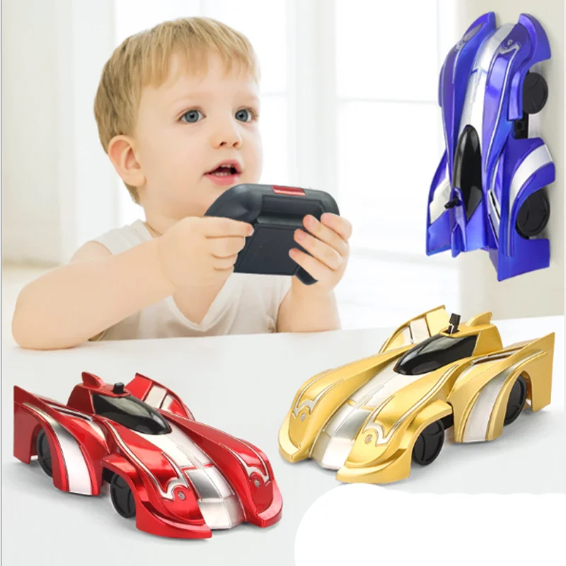 Dropshopping Новые Настенные скалолазание автомобили дистанционное управление RC гоночный автомобиль анти Гравитация потолок вращающийся трюк электрические игрушки для оптовой продажи