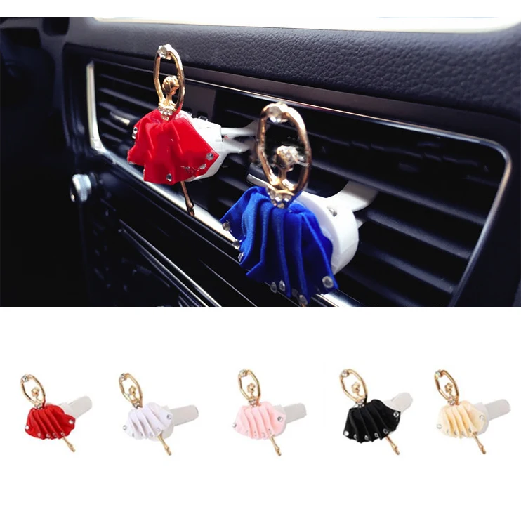 Perfume Clip Air Freshener Universal Perfume Base Clip Fragrance Decor Dancing Girl Multicolor Premium