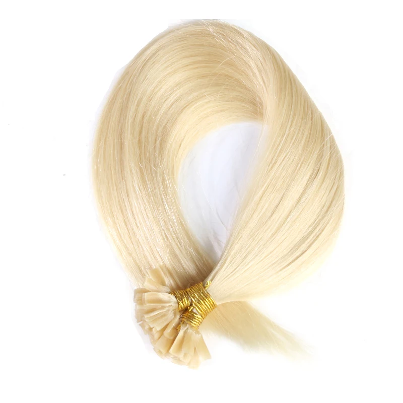 Straight Keratin Human Fusion Hair Nail U Tip Machine Made Remy Human Hair Extensions 1g/ps Muti-Color