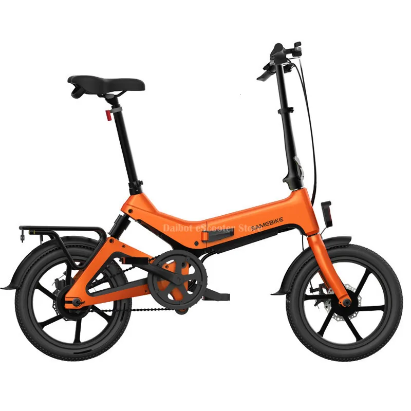 Electric Bicycle Scooter 250W 36V Electric Bikes Mini GrayBlackRedOrangeYellow Foldable Electric Bike Bicycle Ladies Girls (23)
