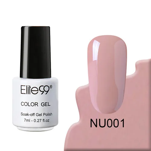 01 Elite99, серия Nude, 1 шт., 7 мл, Гель-лак для ногтей, украшения для ногтей, лак для ногтей, УФ-гель, светодиодный, лампа - Цвет: 01