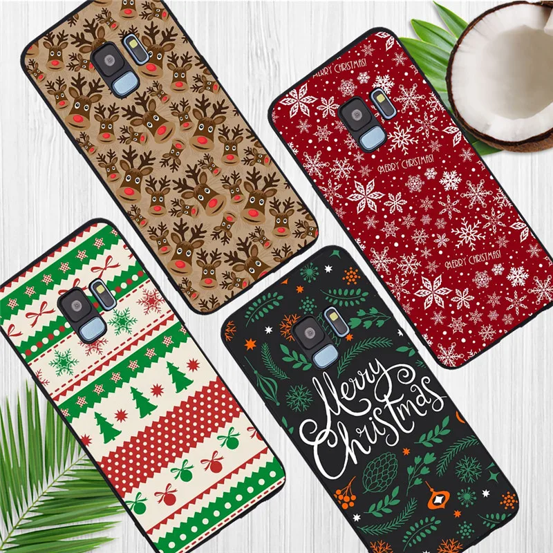 

christmas gift For Samsung Galaxy S6 S7 Edge S8 S9 S10 Plus Lite Note 8 9 10 A30 A40 A50 A60 A70 M10 M20 phone Case Cover funda
