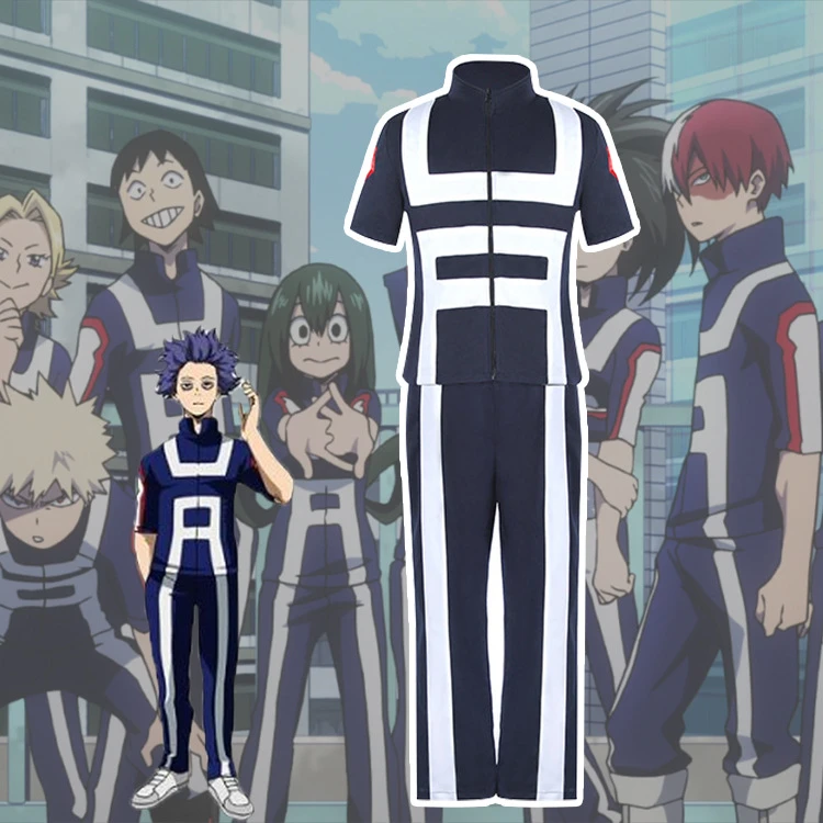 High Quality Anime Boku No Hero Bakugou Katsuki Iida Tenya Todoroki Shouto Cosplay Costume My Hero Academia Sportswear Top Pant Anime Costumes Aliexpress