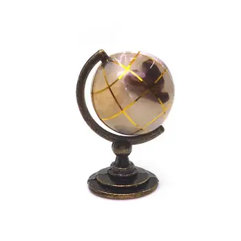 

1:12 Vintage Dollhouse Miniature World Globe Furniture Bedroom Living Room Decor 72XC
