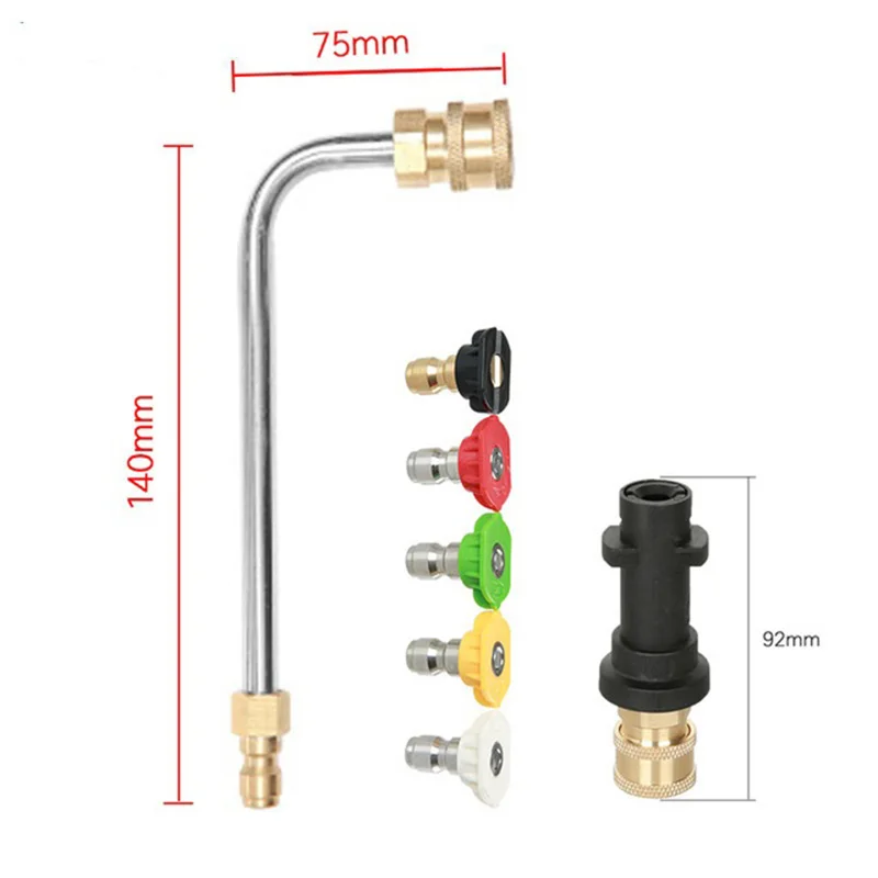 

High Pressure Cleaner Kits For Karcher K Series Bent Rod & Nozzles & Adapter