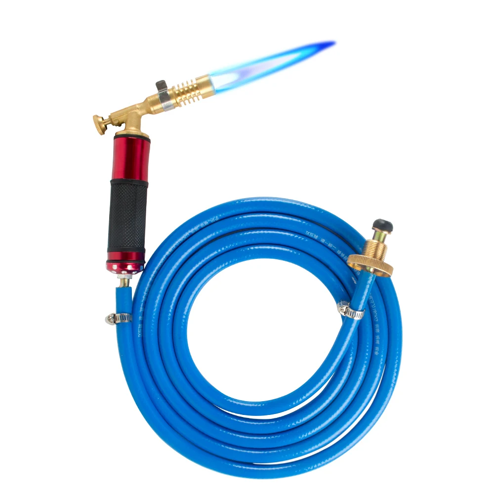 

Liquefied Gas Welding Gun fire Torch Kit with 3M Hose for Soldering Cooking Igniter Brazing Heating Weed Killing