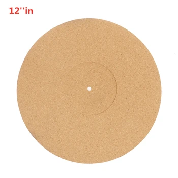 

2MM Cork LP Slip Mat 2mm Anti-Static Thicken Slipmat for 12 inch LP Vinyl Record