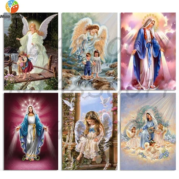 

Diamond Mosaic Icon Diamond Embroidery Icons Rhinestones Pictires Diamond Painting Full Square Drill Religion Virgin Mary