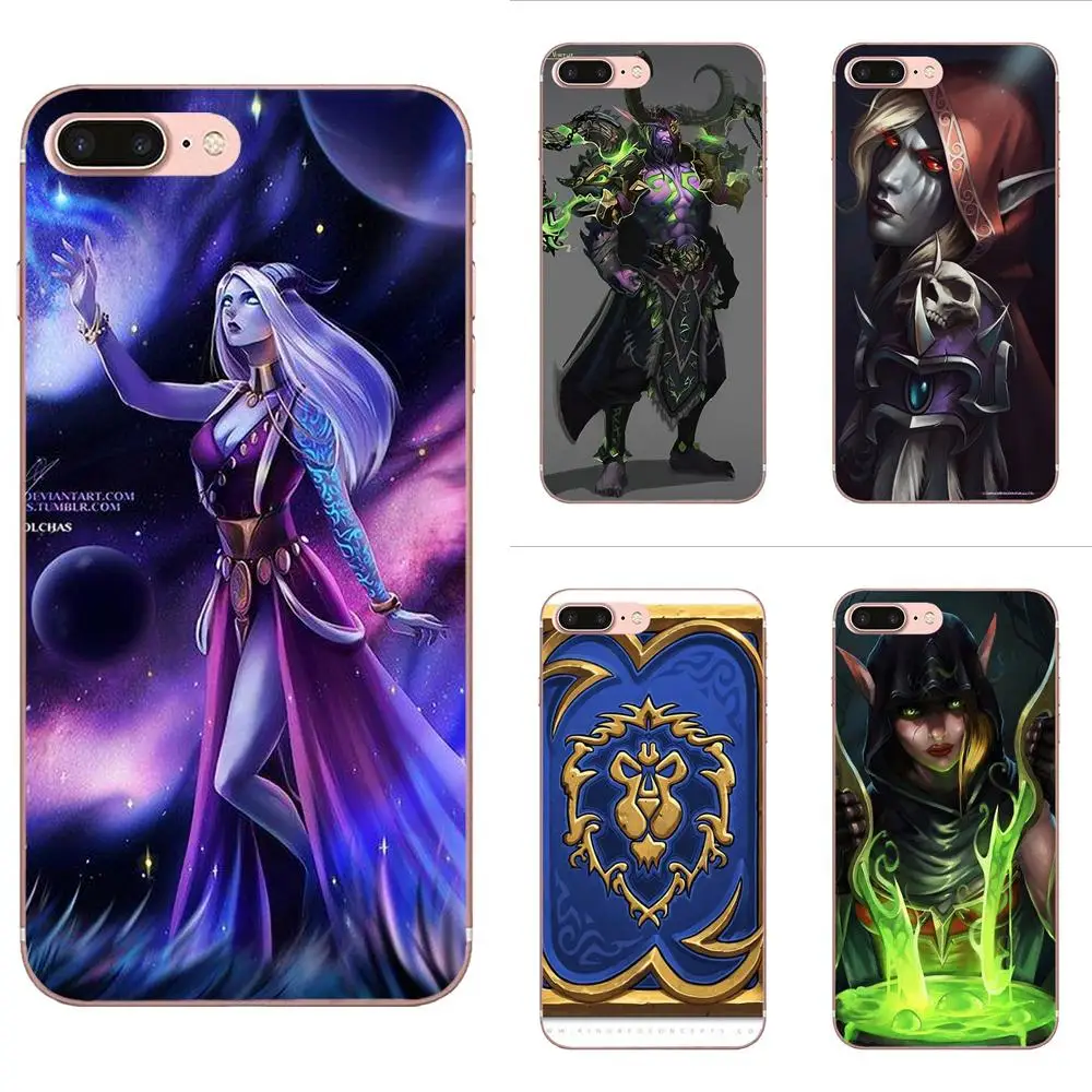 

Colorful Phone Accessories Case World Of Warcrafts Alliance For Apple iPhone X XS Max XR 4 4S 5 5C 5S SE 6 6S 7 8 Plus