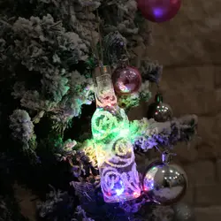 Светодиодный светильник, люминесцентный кулон в виде бутылки, красивое украшение для дома, украшения из ПВХ, креативная рождественская