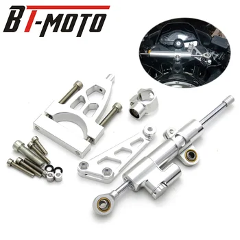 

Motorcycle CNC Damper Steering StabilizerLinear Reversed Safety Control+Bracket For Honda CB400 VTEC CB 400 1999 - 2012 2011 10