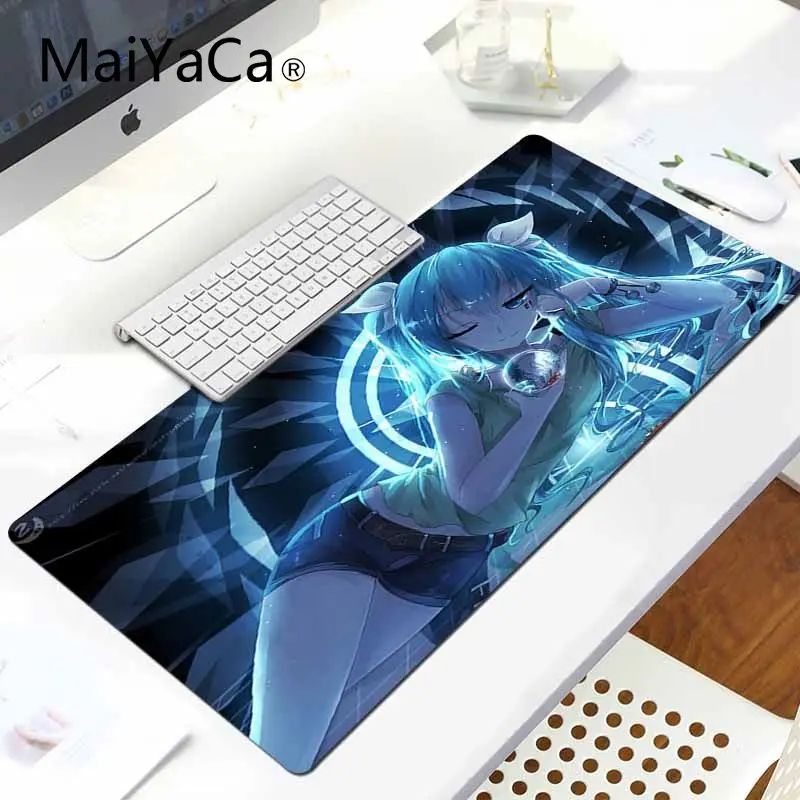 MaiYaCa персонализированные крутые модные Miku Neko Ahegao DIY дизайн игровой с узором коврик для мыши большой коврик для мыши PC компьютерный коврик