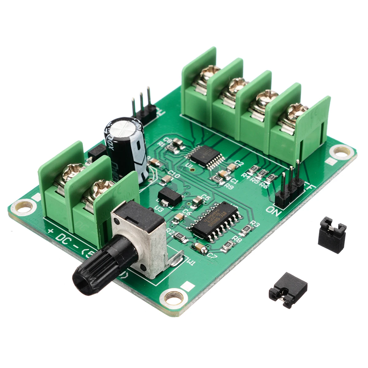 DC 5V-12V 1.2A 3/4 Wire DC Brushless Motor Driver Board Speed Controller Module 