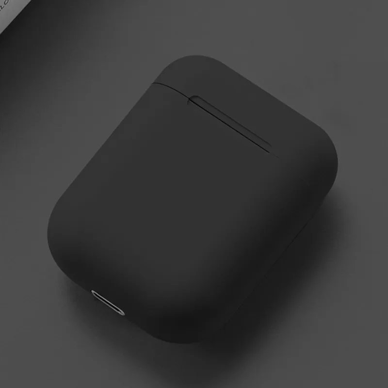 I12 tws Bluetooth наушники беспроводные наушники Hands free 3d стерео объемный звук Спортивная музыка красочный скраб на ощупь - Цвет: i12 black
