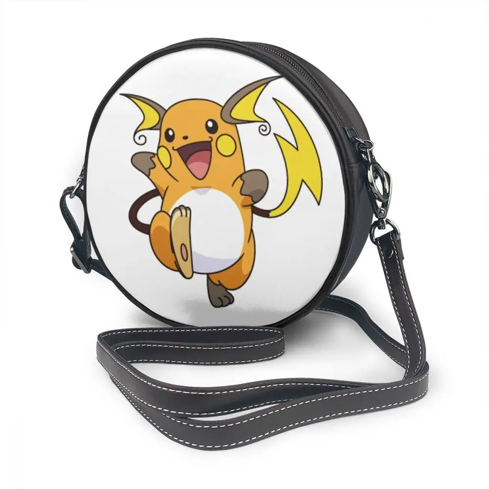 Pikachu Наплечная Сумка Mimikyus Жуткий Хэллоуин кожаная сумка женские Мини женские сумки высокого качества узор круглая сумка - Цвет: Pikachu